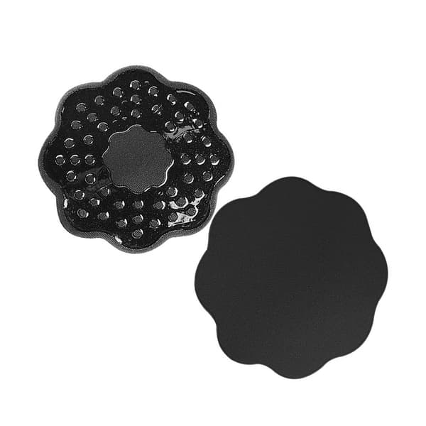 Sømløse Petal Nipple Covers - Tynde, 2 par Black Black