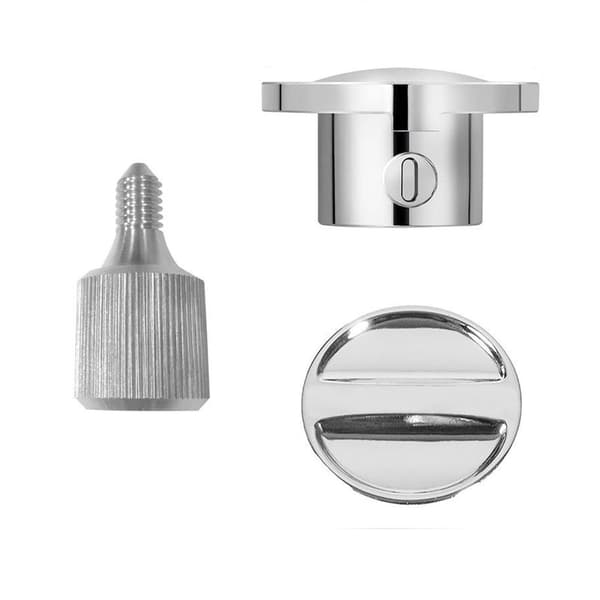 Skruv och frontkåpa kompatibel med KitchenAid köksmaskin – 304 rostfritt stål, zinklegering, silver