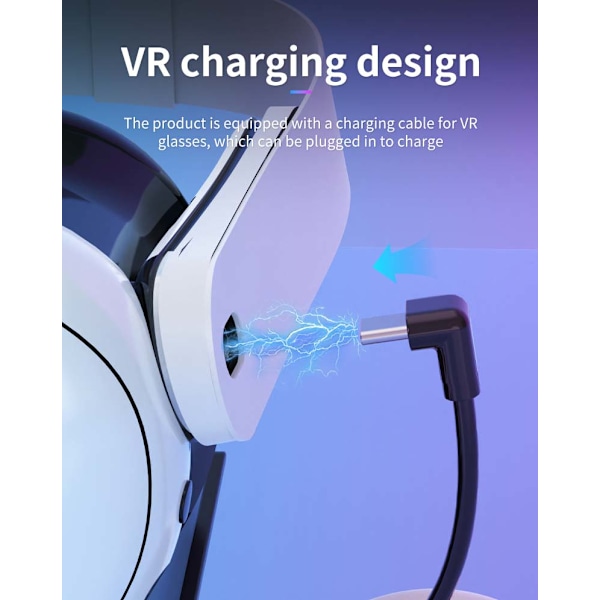 Laddningsdocka och kontrollställ för Oculus Quest 3/4s