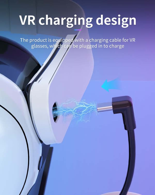 Oculus Quest 3/4s -lataustelakka ja -ohjaimen teline