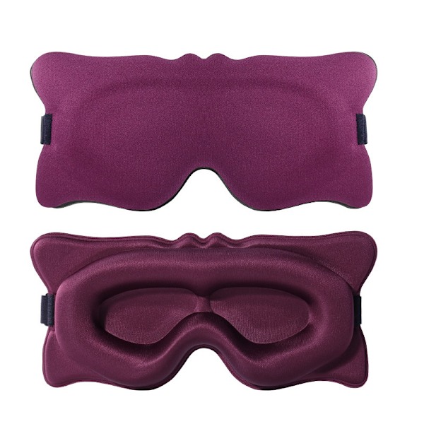 3D-muotoiltu unimaski - täydellinen valon esto Tumma violetti