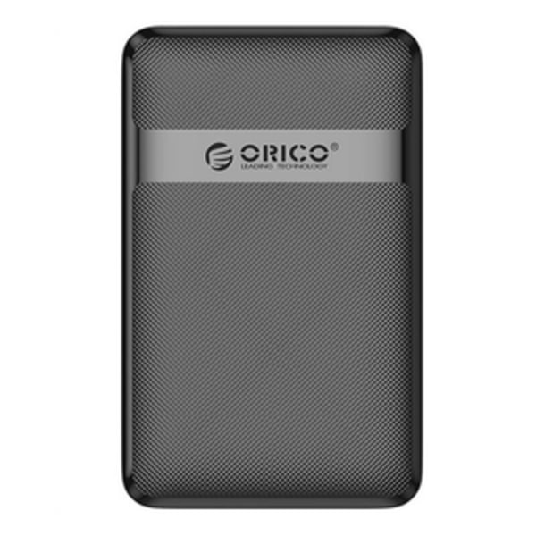 Orico 2577 HDD/SSD 2,5" enhetskåpa, 5Gbps, USB-A till USB Micro-B (svart)