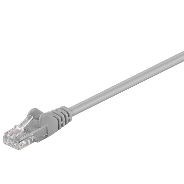 Patchkabel CAT 5e, U/UTP, grå, 25 m