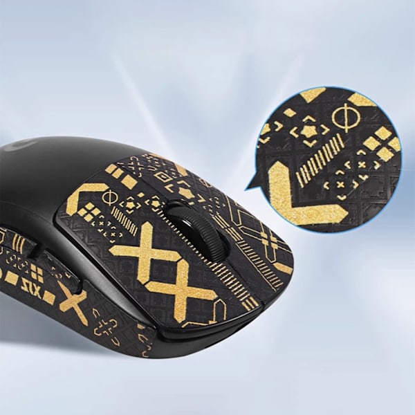 Griptape til Logitech GPW1 mus White White