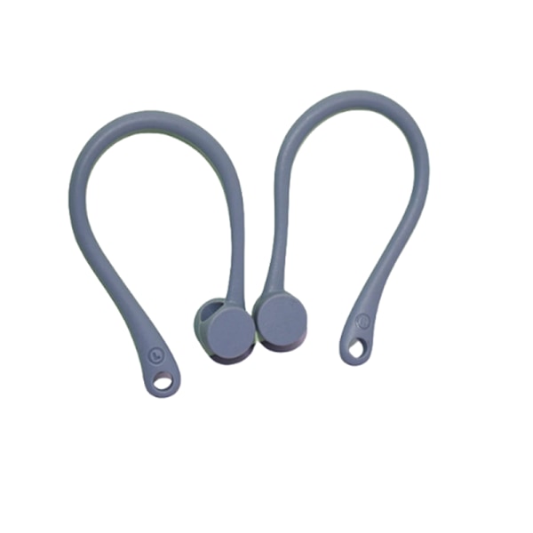 Anti-Lost silikon öronkrokar för Apple AirPods 1/2/Pro Grå