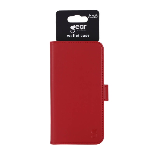 GEAR Mobilfodral 3 Kortfack Röd - iPhone 12 Pro Max