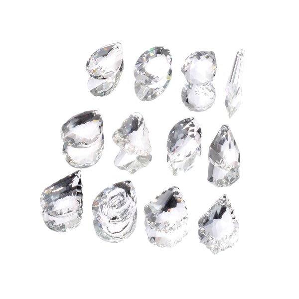 15-stykke krystal hængende krystalkugle prismer vedhæng