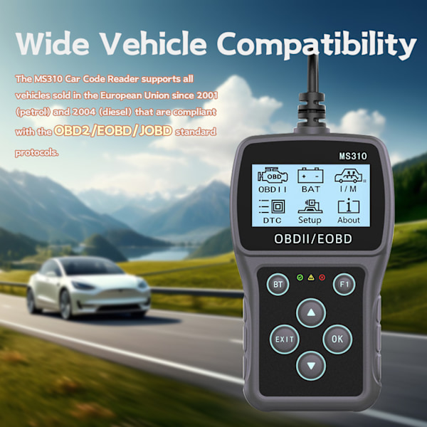 INF OBD2 Scanner Bildiagnostikverktyg Bilfelkodläsare