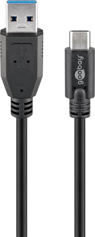 Synkronisera och ladda Super Speed ​​USB-C™ till USB A 3.0 laddningskabelav