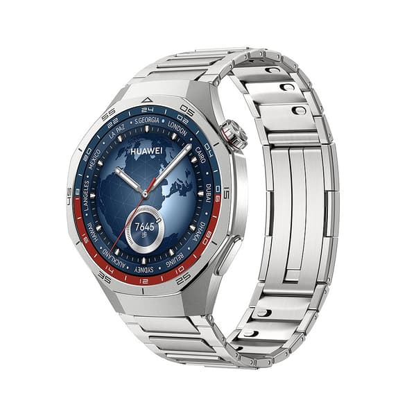 Rustfrit stål urrem kompatibel med HUAWEI GT5 Pro - 22mm udskiftningsrem Silver Silver