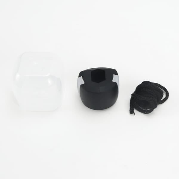 Jawline exerciser kæbetræner silikone Sort 1 Pack