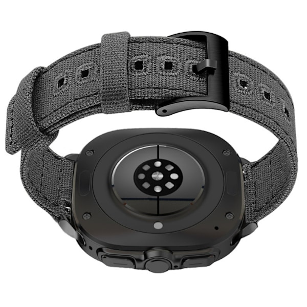 Samsung Galaxy Watch 7 Ultra Canvas sportrem Grå+svart