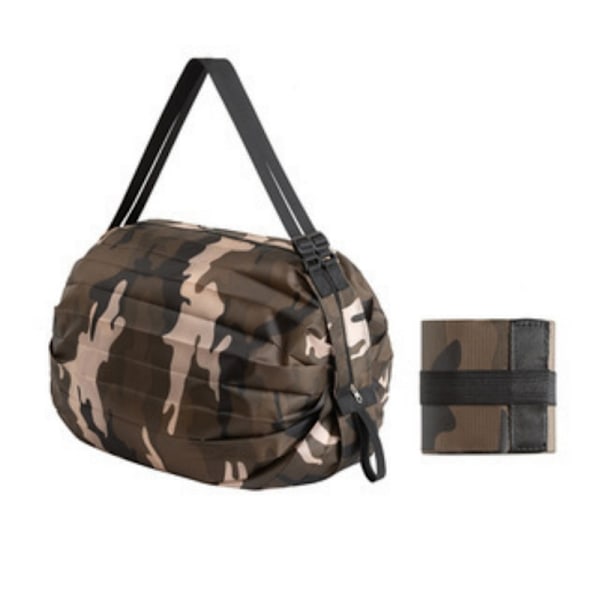Bærbar Foldbar Indkøbstaske Camouflage
