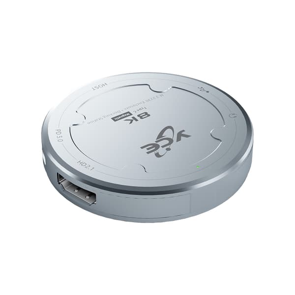 V195J Converter: Type-C till PD3.0+M.2 NVMe+HD2.1+3.5Audio+USB2.0 Magnetisk Hårddiskkapsling, mångsidig anslutningslösning