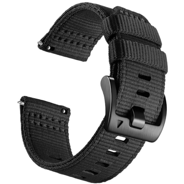 20 mm nylon urrem til Huawei Watch 4 Pro Sort