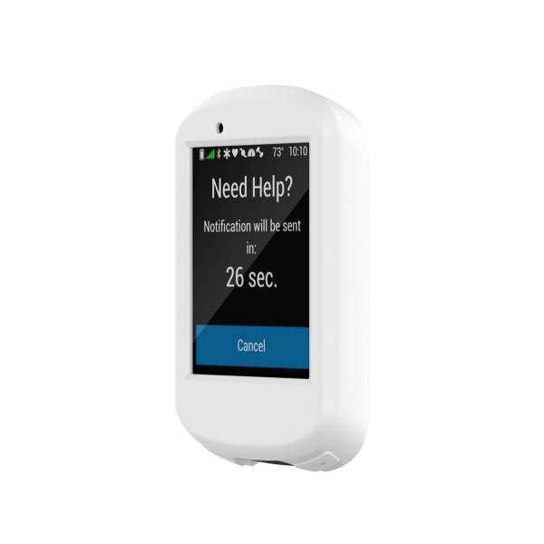 Skyddande Silikonfodral för Garmin Edge 830 Vit