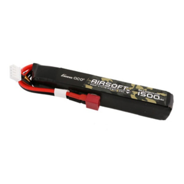 Gens ace 25C 1500mAh 3S1P 11,1V Airsoft Gun Lipo-batteri med T-stik