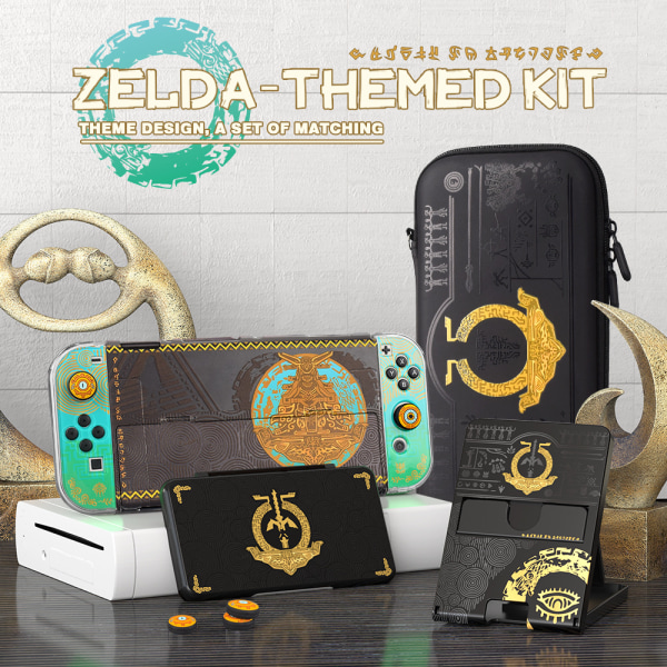 Nintendo Switch / OLED-teline Legend of Zelda Tears of Kingdoms 7511 |  Fyndiq