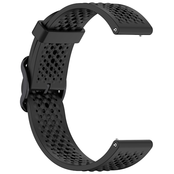 Silikoninen kellohihna Xiaomi Watch S4 Sportille Musta 20 mm