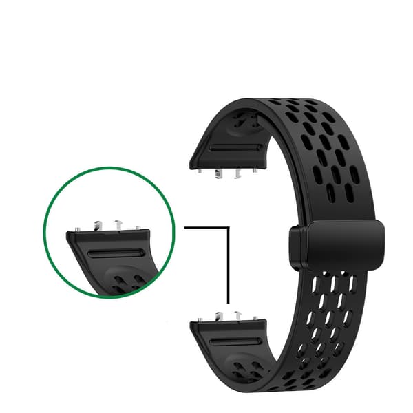 Silikone urrem til Samsung Galaxy Fit 3 Black Black
