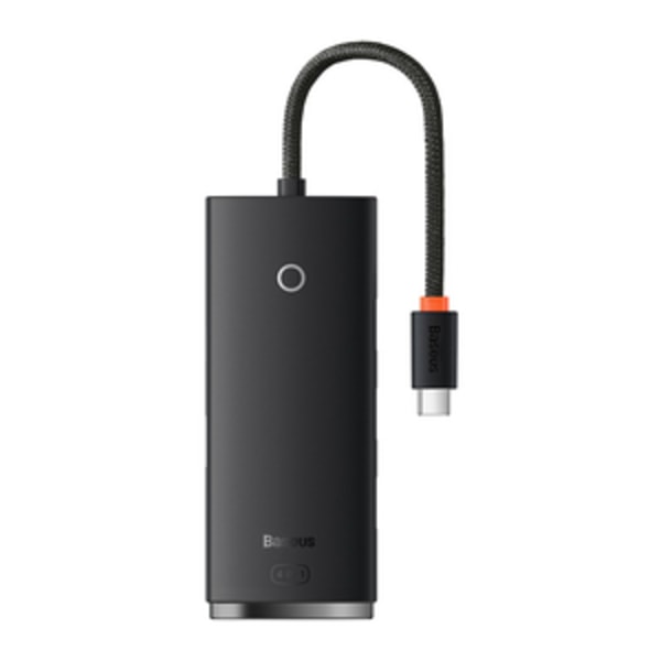 Baseus Lite Series Hub 4in1 USB-C till 4x USB 3.0 + USB-C, 25cm (svart)