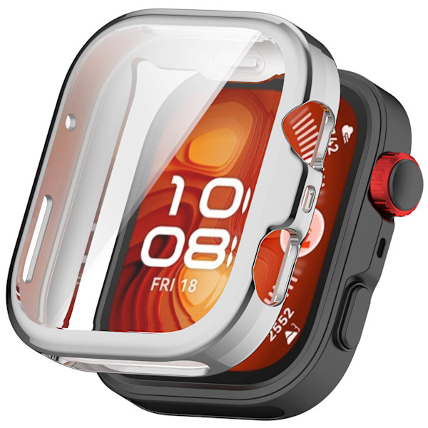 Huawei Watch Fit 4 Pro Full Coverage TPU Skyddsfodral Silver