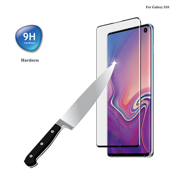 Näytönsuoja Samsung Galaxy S10 karkaistu lasi / 3D kaareva