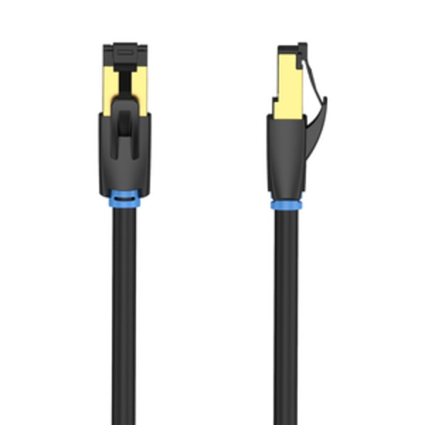 Nätverkskabel CAT8 SFTP-ventil IKABF RJ45 Ethernet 40Gbps 1m Svart