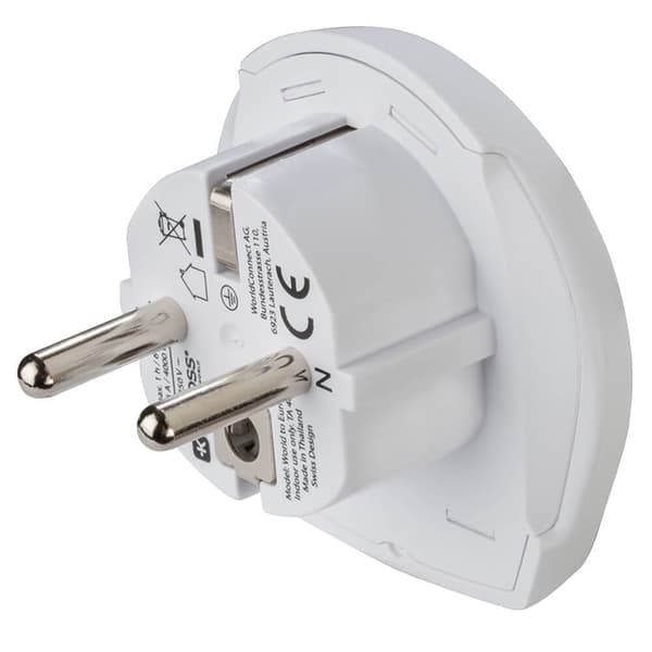 Rejseadapter Verden Pro Light USB 3-ben