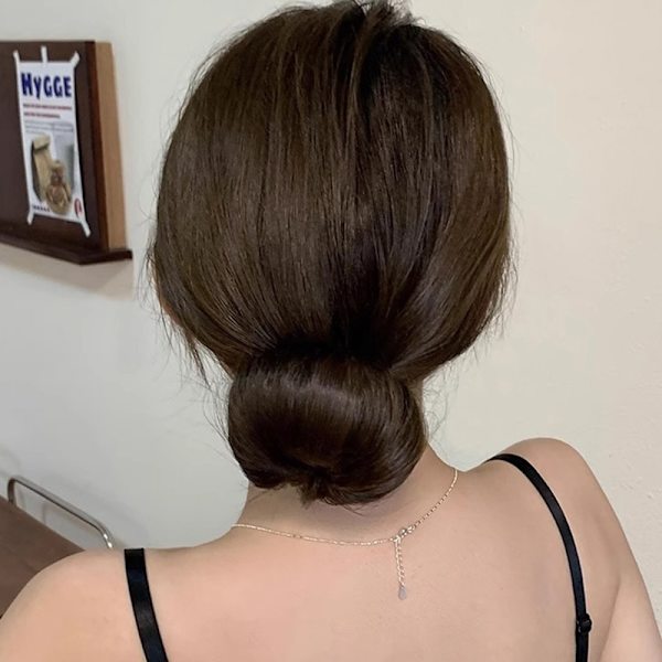 Champagne Hair Bun Maker Ubesværede elegante frisurer Guld
