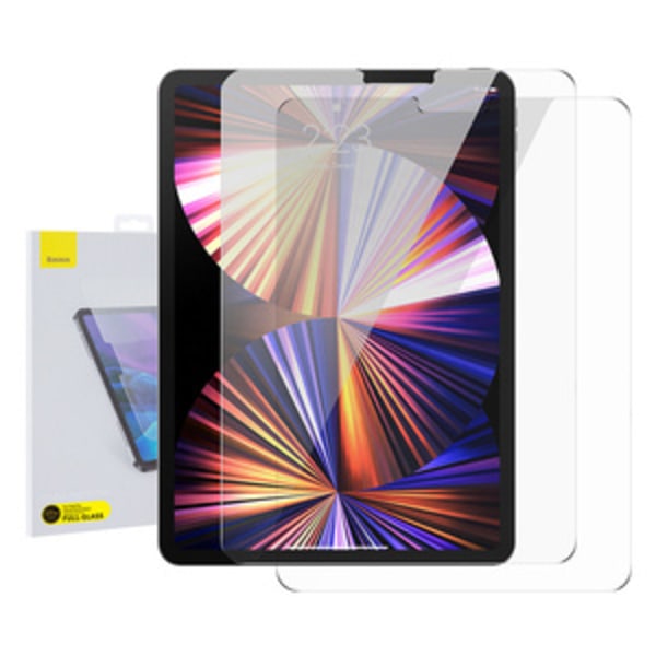 Härdat glas Baseus 0,3 mm för iPad 12,9" (2 st)