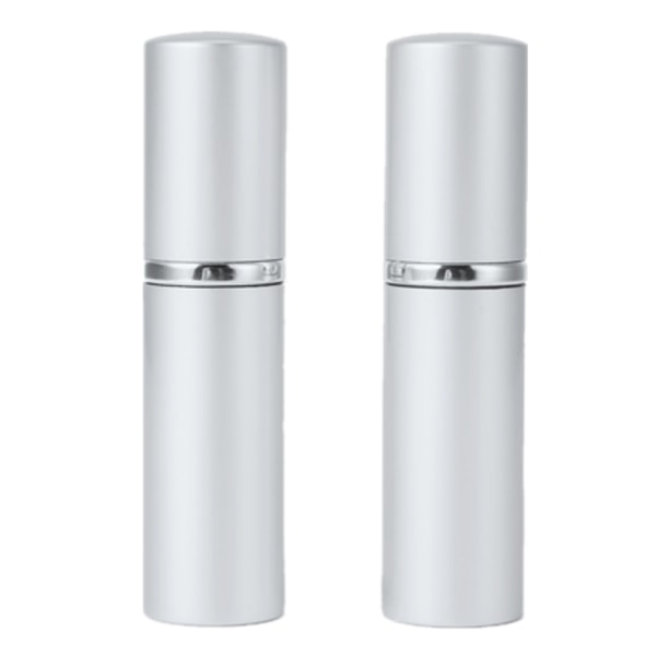 Mini refill parfymflaskor 2-pack Silver 5 ml