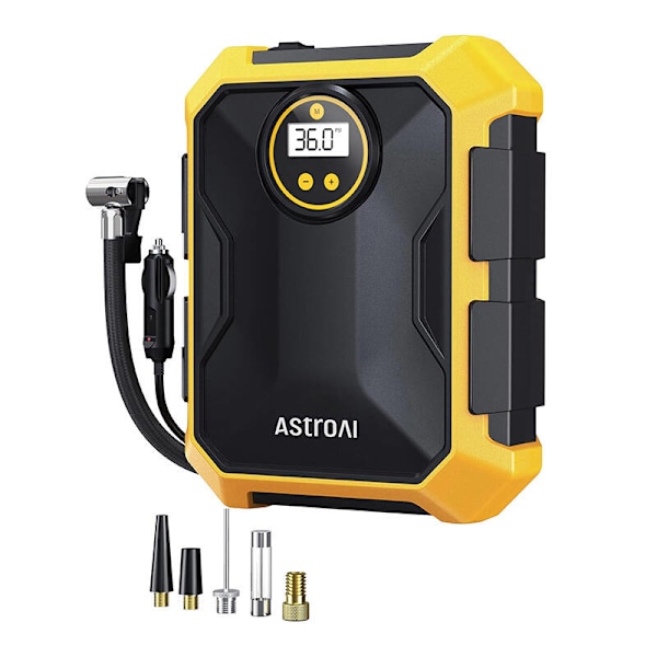 AstroAI CZK-3674 12V DC 100PSI luftkompressor (gul)