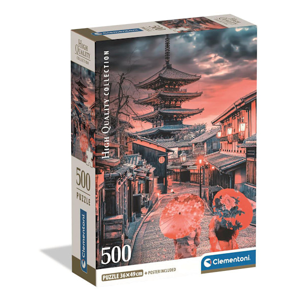 Puslespil 500 Pcs CB High Quality Collection Evening In Kyoto