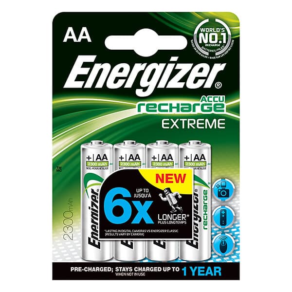 Batteri AA/LR6 Laddbart Ni-Mh 2300mAh 4-pack