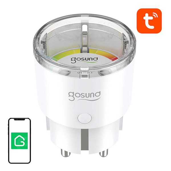 Gosund SP111 3680W 16A WiFi smart uttag, Tuya