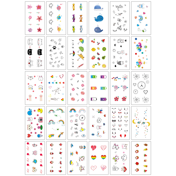 Trendy midlertidige tatoveringer - 30 unikke designs for et frisk look