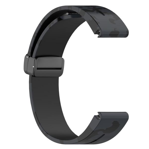 22mm silikoninen magneettisolki kellon hihna Samsung Gear S3, Ga Svart 0620  | Svart | Fyndiq