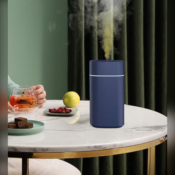 Uppladdningsbar Aromdiffusor Luftfuktare med Stämningsbelysning Blue Blue