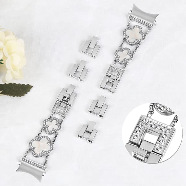 Klockarmband för Samsung Galaxy Watch 4/5/6 Silver Silver