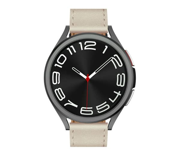 Premium læderurrem til Samsung Galaxy Watch White 22 mm White 22 mm