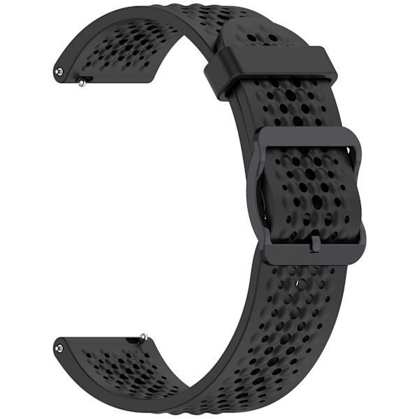 Silikone urrem til Xiaomi Watch S4 Sport Sort 20 mm