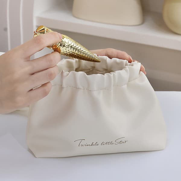 Lille Makeup Taske Læbestift Organizer White S White S