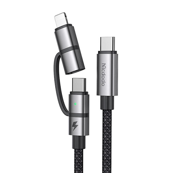 Mcdodo 2-i-1 kabel CA-0450 USB-C till USB-C + Lightning, 1,2 m