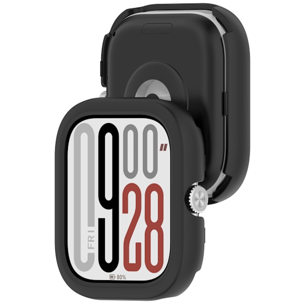 Skyddande PC-skal för Redmi Watch 5 & Watch 4 Svart