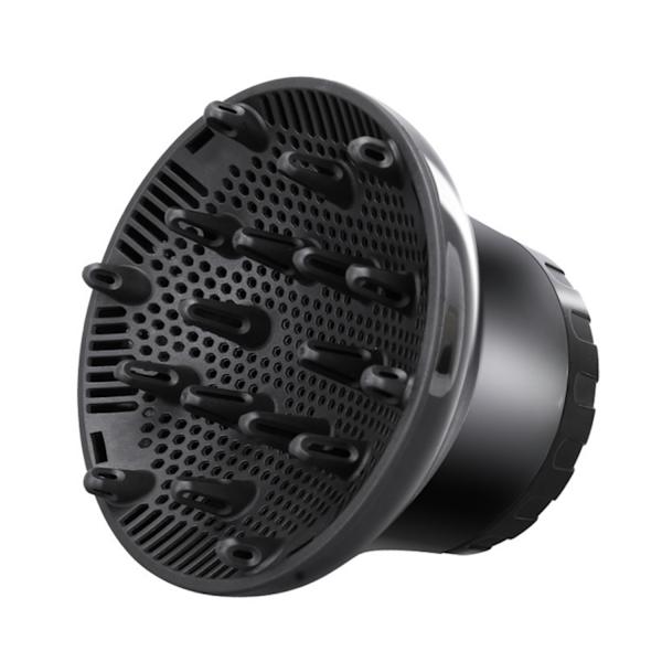 Vikbar Curlingdiffuser för Hårtork Black Black