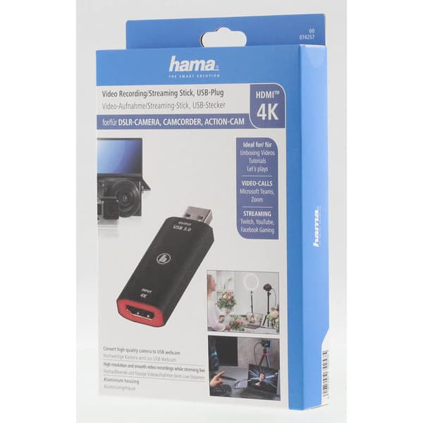 Capture Card USB HDMI 4K till 1080P USB-C-adapter