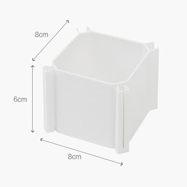 6-delt Honeycomb Undertøj Organizer Transparent Transparent
