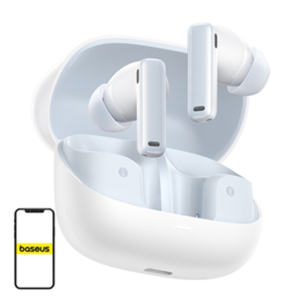 Øretelefoner TWS Baseus Bowie M2s (hvide)