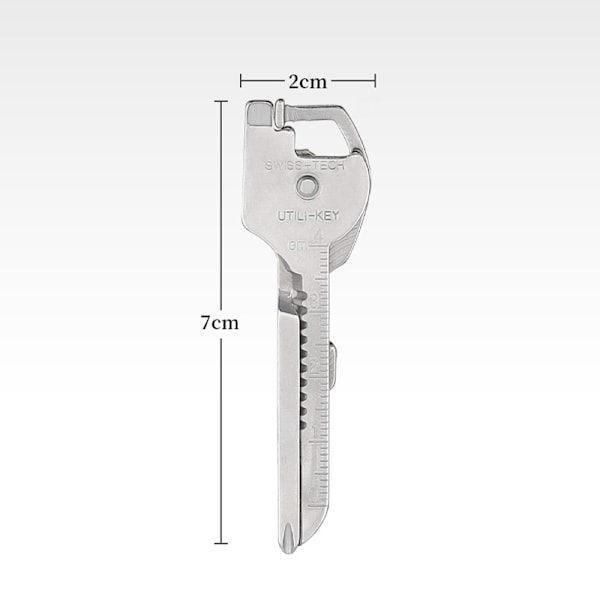 6-i-1 Foldbar Mini Kniv Multifunktionel Nøglering Værktøj
